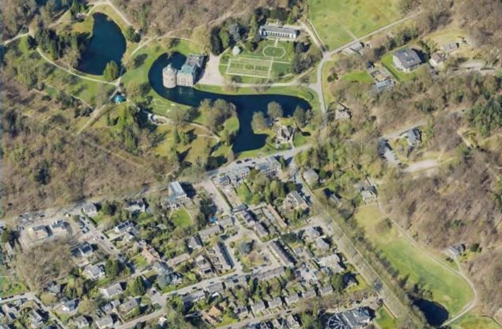 Foto: Rozendaal vanuit de lucht gezien